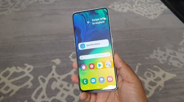 Samsung представила полноэкранный Galaxy A80 с поворотной камерой и быстрой зарядкой