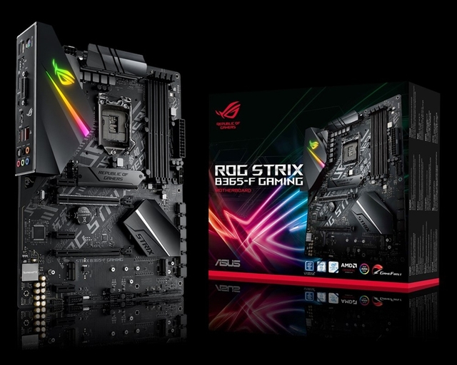 Плата ASUS ROG Strix B365-F Gaming снабжена RGB-подсветкой