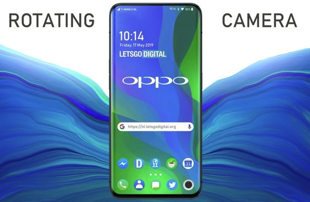 OPPO предложила странную подъёмно-поворотную камеру для смартфонов